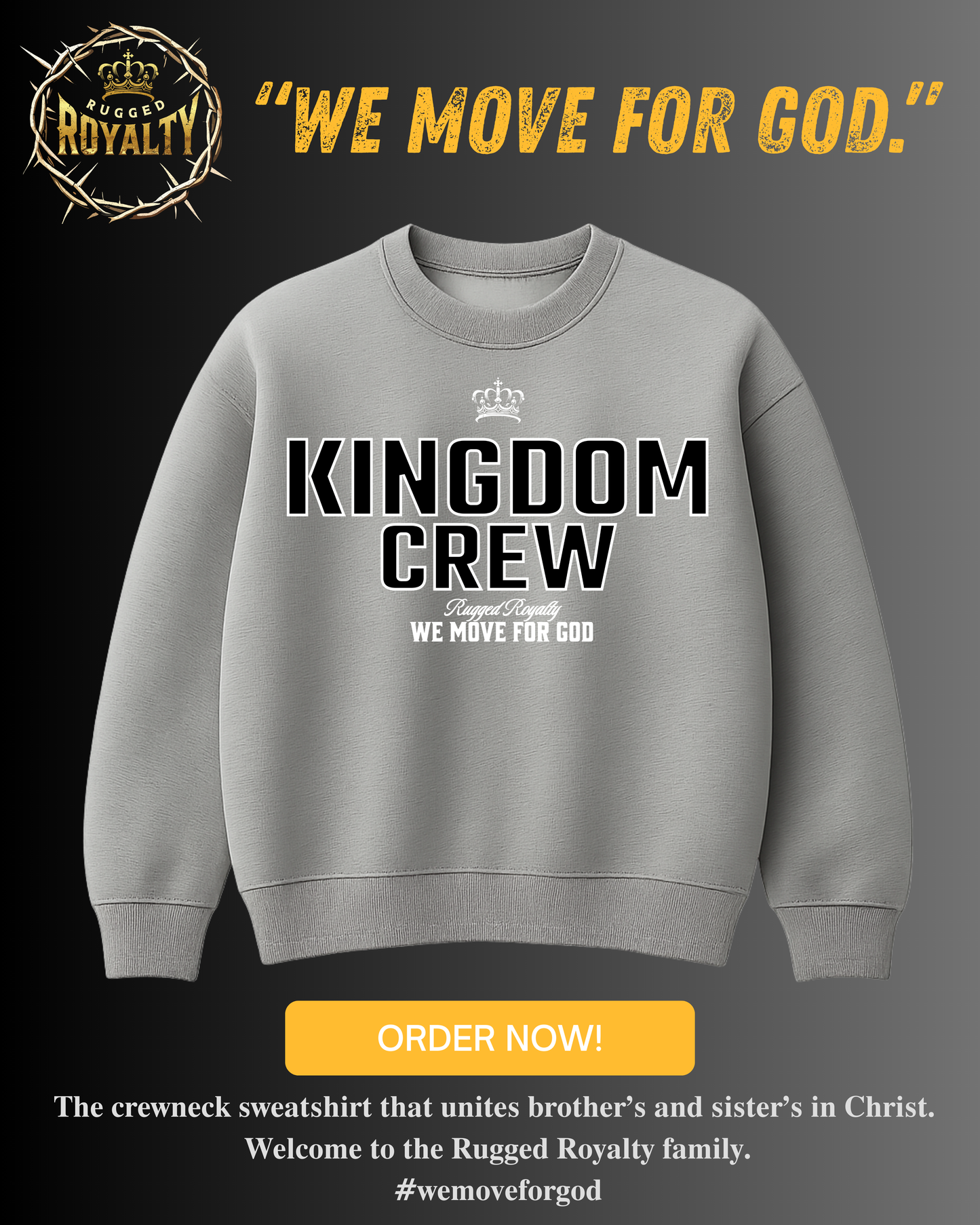 Kingdom Crew-Grey